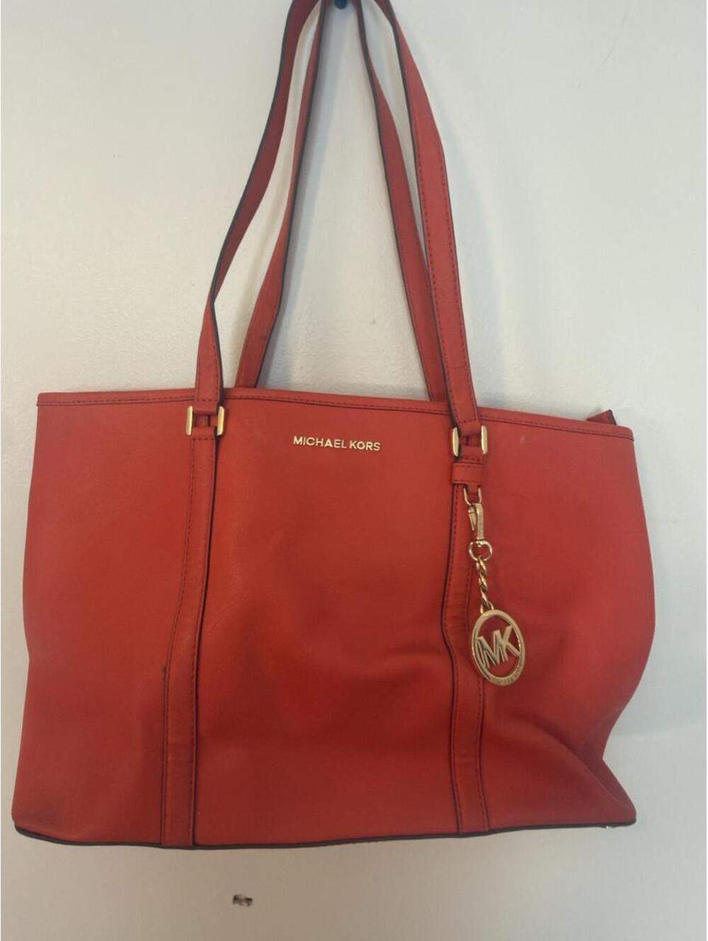 Michael Kors Women's Red and Orange Bag